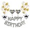 Hot Happy Birthday Decoration Multiple Color Banner Balloons Set Party Supplies